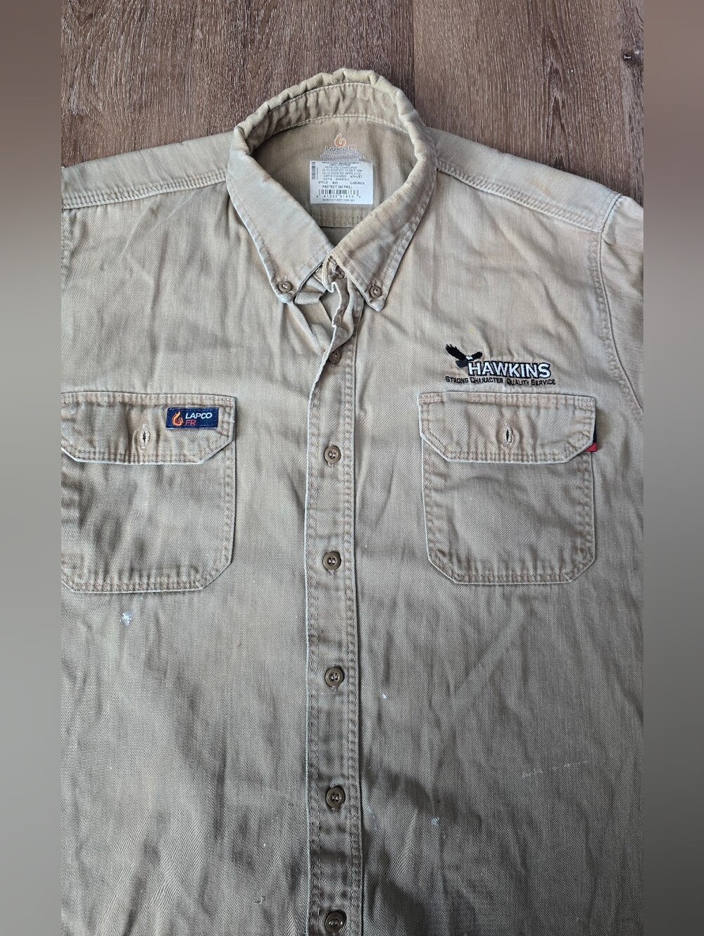FR Button-Down Work Shirt Size L REG